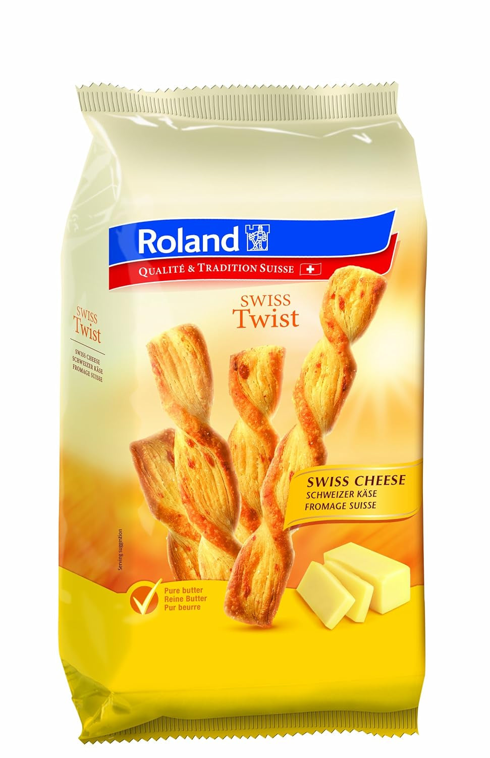 Swiss Twist Schweizer Käse 100 g, confezione da 12 (12 x 100 g)