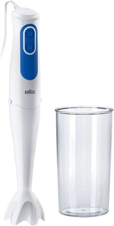 Braun Multiquick 3 MQ 3000 Smoothie+ Stabmixer – Purierstab Mit 2 Geschwindigkeiten, Powerbell plus e Splashcontrol-Technologie, 700 Watt, Inkl. 600 ml Mix- & Messbecher, Nero/Bianco Kitchen Naty Shop Mq 3000 - Mixfuß Aus Kunststoff