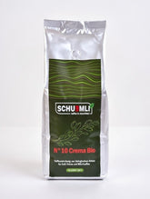SCHUEMLI Nr. 10 Crema Bio - cremă rafinată de cafea Schümli în boabe întregi de la prăjire îndelungată 1 kg