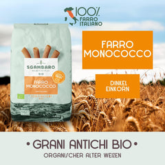 Tortiglioni Biologici Nr. 89 - 500g Pasta di grano tenero magro – Basso contenuto di grassi – Fonte di fibre e proteine