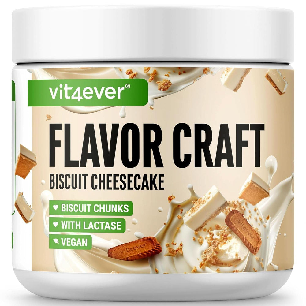 Pudră cu aromă Biscuit Chessecake cu foarte multe bucăți - 250 grame Arome Naty Shop Biscuit Chessecake