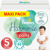 Pannolini PAMPERS Harmony Pants, taglia 5, 80 pannolini (12-17 kg)