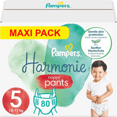 Pannolini PAMPERS Harmony Pants, taglia 5, 80 pannolini (12-17 kg)