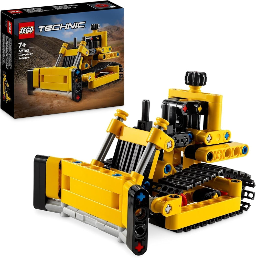 LEGO Technic Bulldozer Pesante da Costruzione Bulldozer Aggiungi al tuo Cantiere Giocattolo da Costruzione per Bambini Regalo Tecnologico per Ragazzi e Ragazze di 7 Anni 42163 Set da Costruzione Acquista il LEGO-Store Single