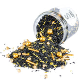 Super Streusel, Gold Rush Gold Black Sprinkle Decorazione Naty Shop 90 grammi