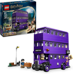 LEGO Harry Potter Avventure con il cavaliere viaggiante Set da costruzione 5 minifigure tra cui Ernie Prang, Stan Picchetto e Felpato Bus giocattolo per i fan del mondo magico Ragazzi e ragazze 8 anni 76446 Set da costruzione Beuche den LEGO-Store Titolo predefinito