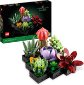 LEGO Botanicals Succulents - Set de construcție flori artificiale pentru adulți - Set de construcție buchet de flori - Hobby creativ și decorațiuni pentru casă - Idee de cadou pentru femei și bărbați - Colecție botanică (9 plante) 10309 Seturi de constructie Besuche den LEGO-Store Singur