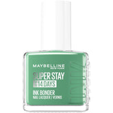Maybelline New York Super Stay Ink Bonder 959 Sea Glass - Smalto a lunga tenuta per unghie forti e colore intenso, 12,3 ml