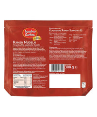 Bamboo Garden - Tăiței Ramen Prefierți | Gata în 2 minute | Vegani | 300g într-o pungă