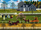 Buffalo Games - Charles Wysocki - Doamnele Boccie din Marthas Vineyard - puzzle jigsaw 1000 piese Puzzle Naty Shop Charles Wysocki