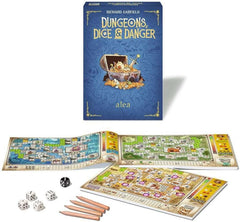 Ravensburger 27270 - Dungeons, Dadi e Pericolo, Gioco di strategia Alea, Gioco di dadi per adulti, Gioco di lancio e scrittura per bambini dai 12 anni in su