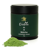 Matcha de calitate ceremonială din Japonia – pudră de matcha 100% naturală, măcinată manual din prima recoltă, ceai verde japonez original în cutie de 40 g – calitate pură și tradițională