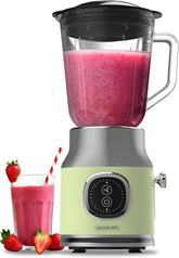 Robot da cucina Cecotec Retro Retrotwist Verde. Potenza massima da 800 W, funzione a impulsi, 4 cilindri con protezione in titanio nero e tazza da 1 litro, design vintage in cucina verde Naty Shop