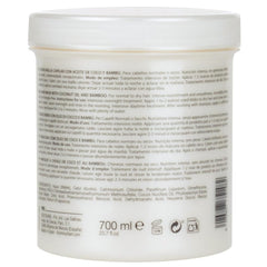 Urbanic mască cu ulei de nucă de cocos și bambus organic, 700 ml Masca de par Naty Shop