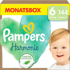 Pannolini Pampers Baby taglia 6 (13+Kg) Harmony, 144 pezzi Mamma e Bambino Naty Shop