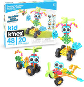 K'NEX Kid Zoomin' Buddies 20 Modello | Kinder-Bastelset con 48 pezzi | Giochi di apprendimento per bambini, lustiges e colori Bauspielzeug per bambini e bambine, giochi di costruzioni da 3 anni |