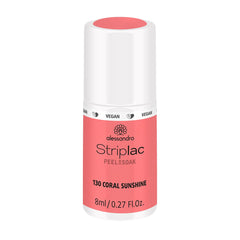 Smalto UV alessandro Striplac Coral Sunshine – Delicato e a lunga tenuta – Facile rimozione grazie alla tecnologia di rimozione – Vegan e cruelty-free – 8 ml