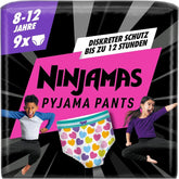 Pantaloni pigiama Cuori, 9 pantaloni notte assorbenti, 8 anni, 27Kg-43Kg Mamma e Bambino Naty Shop