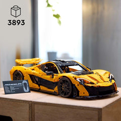 LEGO Technic Mclaren P1 Super Sports Car Set per adulti Appassionati di auto Regalo Motore a pistoni V8 Trasmissione a 7 velocità Modellino in scala Set di auto giocattolo 42172 Set di costruzione Acquista il negozio LEGO