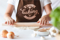 Städter Pizzarolle aus Buchenholz mit einem Durchmesser von 3,3 cm - Länge 45,5 cm - ideale per stendere la pasta