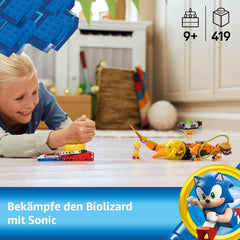 LEGO Sonic il riccio Super Shadow vs. Biolizard, giocattolo per giocatori, regalo per ragazzi e ragazze, set da gioco da collezione per bambini e appassionati di videogiochi, con personaggi 77003 Set da costruzione Besuche den LEGO-Store