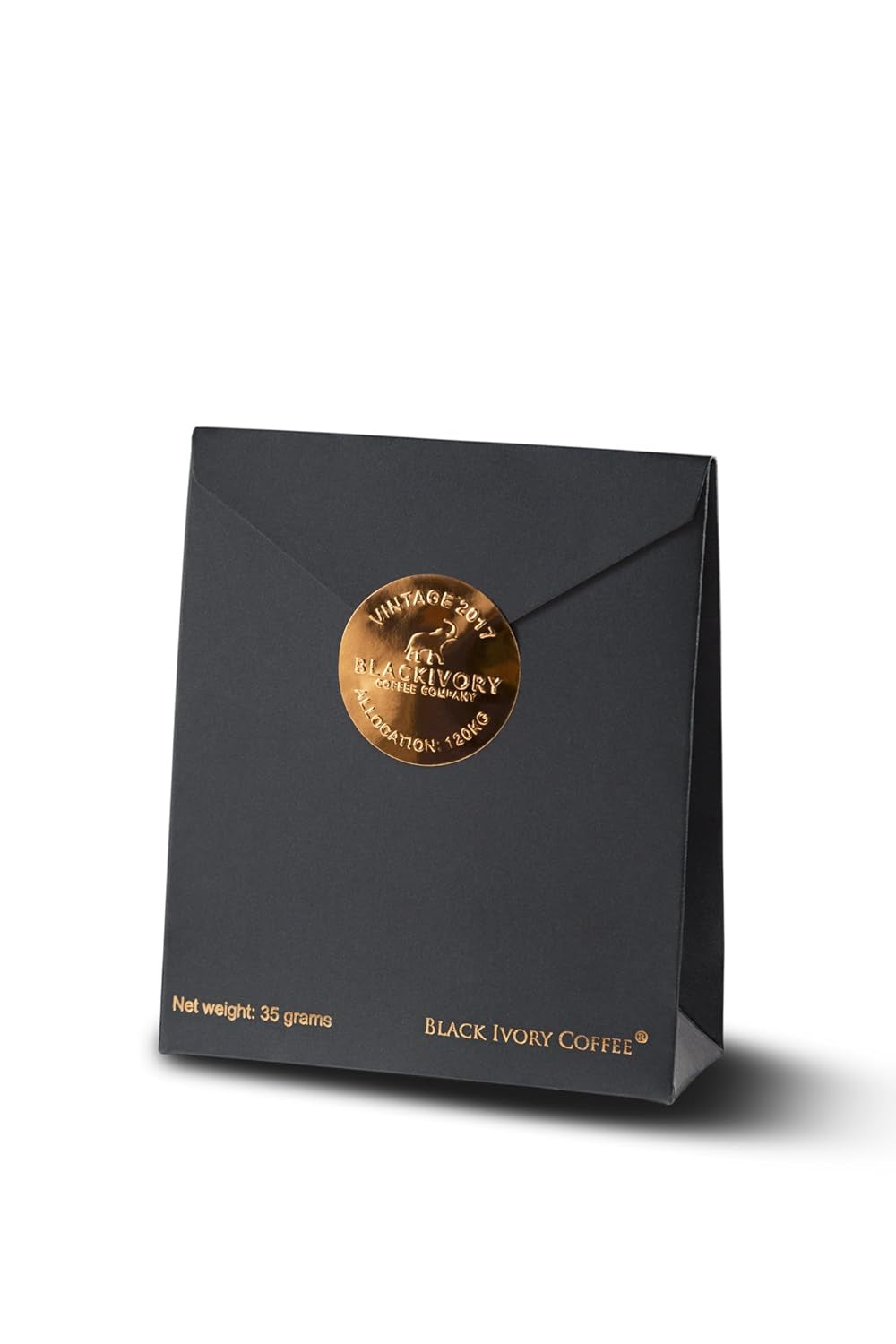 Cafea Black Ivory - 35 de grame de boabe de cafea, boabe întregi, neprăjite, fără arome adăugate, 1 bucată