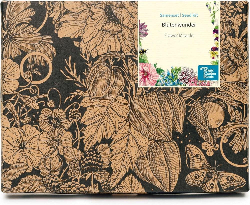 Magic Garden Seeds - Semen-Geschenkset Blütenwunder mit 6 prächtigen alten Blumensorten für den Bauerngarten - Blumensamen alte Sorten - Blumen Samen - Garten Geschenk