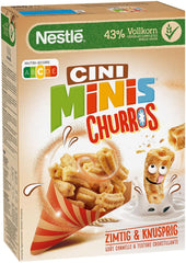 Cereali da colazione CINI MINIS Churros con il 42% di farina integrale, 360 grammi Naty Shop 360 grammi
