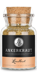Ankerkraut Landbrot, Gewürzmischung zum selber backen von Brot und Brötchen, Semmeln im Backofen backen, 70 g im Korkenglas
