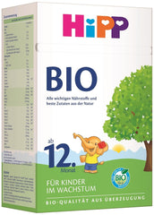Latte di crescita biologico HiPP (4 x 600 g) dopo 12 mesi con calcio, ferro, vitamina C e D per bambini in crescita, migliore qualità biologica