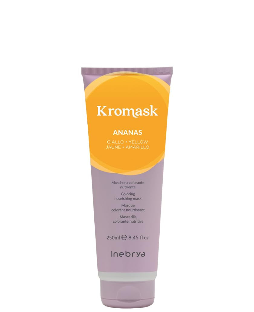 INEBRYA Kromask Mască hrănitoare cu ananas 250 ml Masca de par Naty Shop Titlu implicit