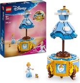 LEGO ǀ Disney Princess Cinderellas Kleid, Spielzeug für Jungen und Mädchen ab 9 Jahren - Inkl. EIN Kleiderständer, Cinderella Mini-Puppe und Maus Figur - Kreatives Spielset 43266