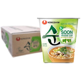 Nong Shim - Tazza istantanea Nudeln Soup Soon Veggie - Confezione multipla (12 X 67 GR)