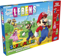 Hasbro The Game of Life Gioco da tavolo Super Mario per bambini dagli 8 anni in su, gioca a minigiochi, raccogli stelle e combatti Bowser