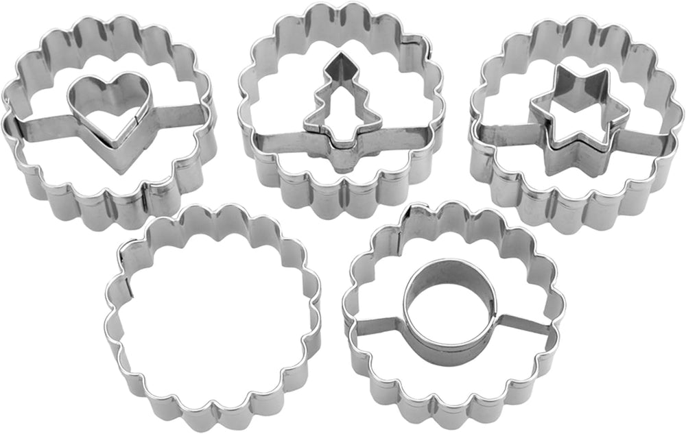 Städter 954090 Formă pentru biscuiți, oțel inoxidabil, argintiu