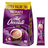 MOKATE® Ciocolată caldă neagră - 1 pachet 180 grame - 10 plicuri Cacao si Ciocolata Calda Naty Shop Ciocolata neagra - 1 pachet - 10 pliculețe
