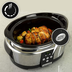 Crockpot, Slow Cooker elettronico, 5,7 L (5-6 persone) Slow Cooker Naty Shop