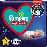 Pampers Night Pants taglia 6 (15+ kg), 19 pannolini, i pannolini notturni garantiscono protezione tutta la notte Mamma e Bambino Naty Shop