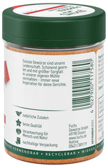 Fuchs Gewürze - Paprika rosenscharf gemahlen - schärfer Gesmack für Gulasch, Eintöpfe oder Gemüsegerichte - ingredienti naturali - 55 g in wiederverwendbarer, recyclebarer Dose