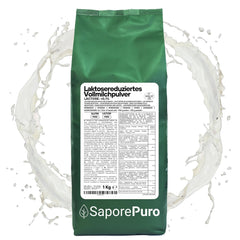 Laktosefreies Vollmilchpulver 1 kg | Hohe Löslichkeit | Ideale per prodotti da forno, pane e alimenti. Uso professionale e industriale Senza lattosio Senza glutine