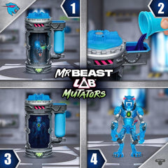 Traslochi; Muovi la bestia definitiva. Sperimenta e crea l'action figure Stealth Panther di Mrbeast. 3 da collezionare, Iconic Panther, Stealth Panther, Metallic Panther Action figure Naty Shop