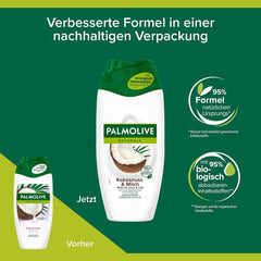 Gel doccia Palmolive Naturals cocco e latte, 6 x 250 ml Naty Shop Doccia e bagno
