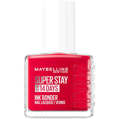 Maybelline New York Super Stay Ink Bonder 008 Passionate Red - smalto a lunga tenuta per unghie forti e colore intenso, 12,3 ml