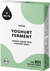 Bio Joghurtferment Vegan – 6x5g – Starterkulturen für 30L vegetale Joghurt – ohne tierische Zusätze – DE-ÖKO-013 certifiziert