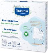 Pannolini riutilizzabili per il corpo e il trucco in 100% cotone GOTS per neonati e tutta la famiglia - Pulisce la pelle e assorbe lo sporco, adatti per pelli sensibili (confezione da 6)