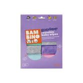Salviette per neonati riutilizzabili Bambino Mio - Basic - Ecologiche, senza sostanze chimiche, fronte-retro, lavabili, confezione da 10, nuvola - La confezione può variare