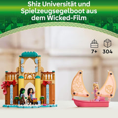 LEGO Wicked Glinda, Elphaba e Nessarose alla Shiz University Barca a vela e 3 personaggi Barca giocattolo, regalo per ragazze e ragazzi di 7 anni Amanti delle case delle bambole 75681 Set da costruzione Besuche den LEGO-Store