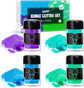 Glitter comestibil, 5 grame Naty Shop Set 4 culori x 5 grame