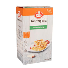 RUF Rührkuchen Backmischung, Nur Wasser & Öl Zugeben, Rezeptur Für Blechkuchen, Kastenkuchen, Muffins, Gugelhupf Und Tortenböden, 1X1000G Miscela per cuocere e cucinare Naty Shop Rührteig 1 Kg (1Er Pack)