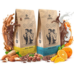 Set boabe de cafea 2x1kg 2000g | Brazilia Guaxupe | Brazilia Cerrado | Brazilia | Cafea specială | Proaspăt prăjită